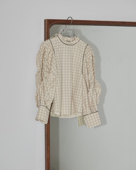 Openshoulder Jacquard Blouse/TODAYFUL12310412 - Select Shop Loozel