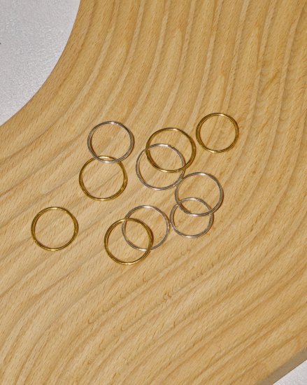 Thin Ring 5 Set (Silver 925)/TODAYFUL12390901 - Select Shop Loozel