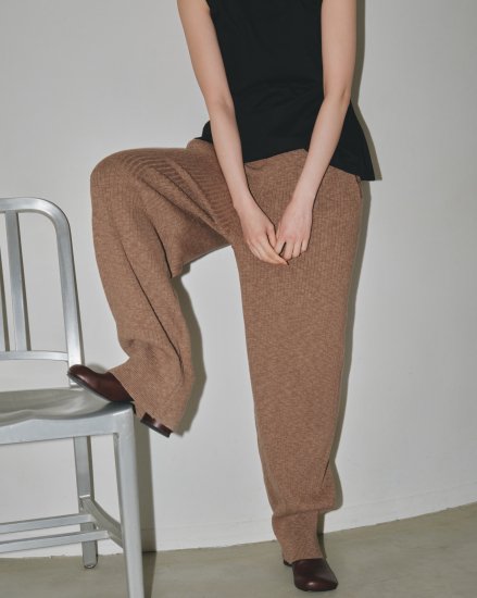 Easy Rib Knit Pants/TODAYFUL12320708 - Select Shop Loozel