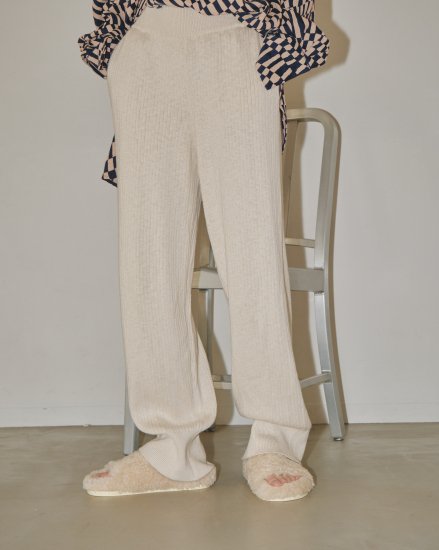 Easy Rib Knit Pants/TODAYFUL12320708 - Select Shop Loozel