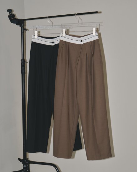 todayful Front Slanting Trousers モカ/38可愛いと思います
