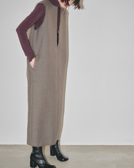 Doubleface Wool Keyneck Dress/TODAYFUL12320308 - Select Shop Loozel