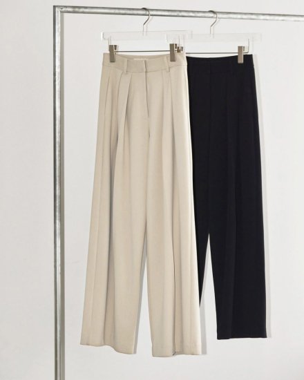 Doubletuck Twill Trousers/TODAYFUL12310722 - Select Shop Loozel