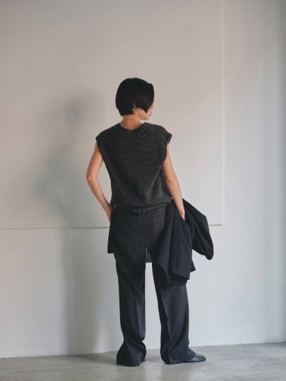 Mottle Yarn Knit Vest/TODAYFUL12320516 - Select Shop Loozel