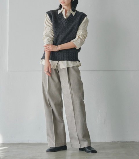 Mottle Yarn Knit Vest/TODAYFUL12320516 - Select Shop Loozel