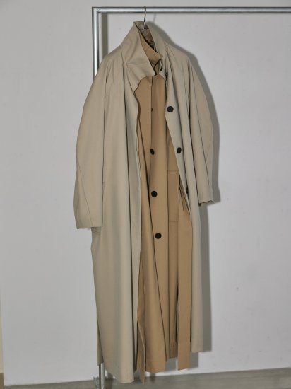 TODAYFUL Standcollar Trench Coatカラーオートミール