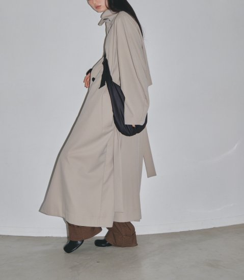 TODAYFUL Standcollar Trench Coatカラーオートミール
