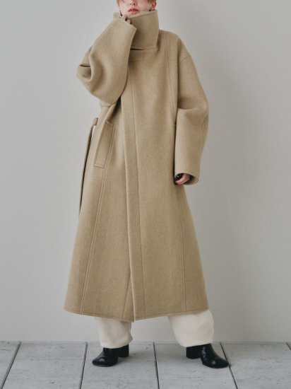大人女性の ロングコート TODAYFUL Coat Wool Standcollar ロング ...