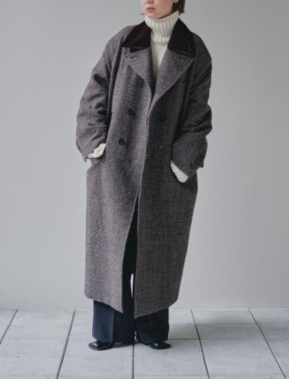 Doublecollar Tweed Coat/TODAYFUL12320011 - Select Shop Loozel