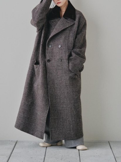 Doublecollar Tweed Coat/TODAYFUL12320011 - Select Shop Loozel