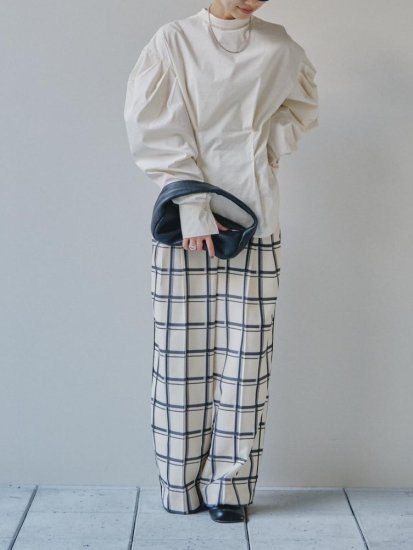 Check Piping Pants/TODAYFUL12320717 - Select Shop Loozel