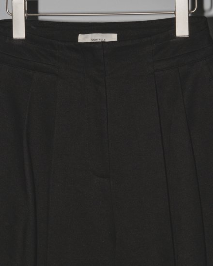 Peachskin Tuck Trousers/TODAYFUL12320719 - Select Shop Loozel