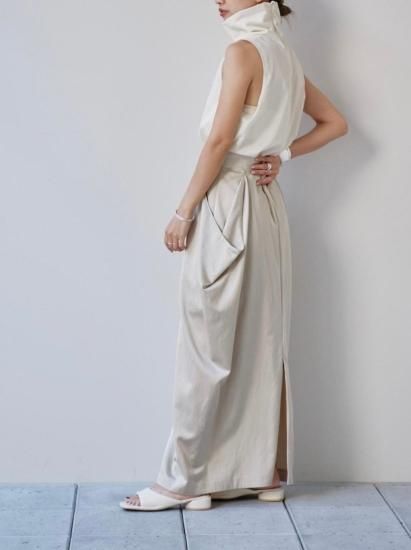 Satin Drape Skirt/TODAYFUL12410803 - Select Shop Loozel
