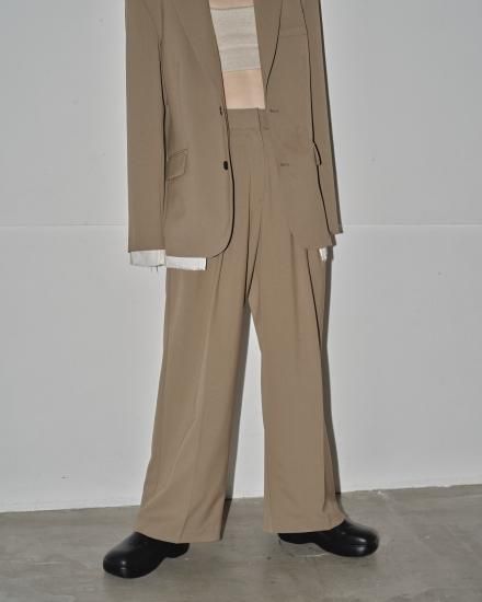 【todayful】Doubletuck Smooth Trousers 36 Doubletuck Smooth Trousers/TODAYFUL12420704 - Select Shop Loozel