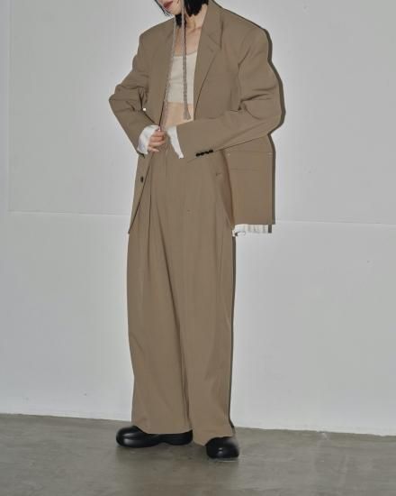 【todayful】Doubletuck Smooth Trousers 36 Doubletuck Smooth Trousers(36 OLIVE): TODAYFUL: WOMENS