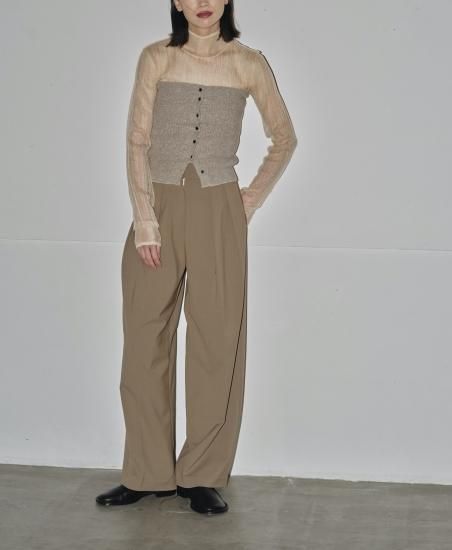 Doubletuck Smooth Trousers/TODAYFUL12420704 - Select Shop Loozel