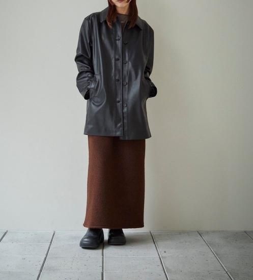 Ecoleather Soutiencollar Jacket/TODAYFUL12420105 - Select