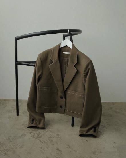 Heather Short Jacket/anuke'62420101 - Select Shop Loozel