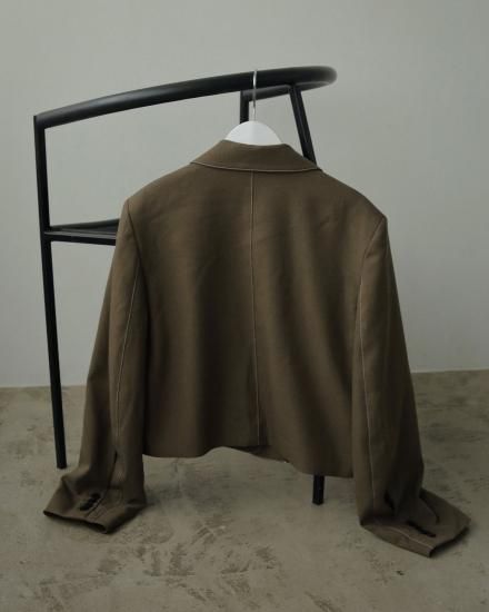 Heather Short Jacket/anuke'62420101 - Select Shop Loozel