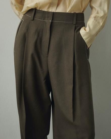 Heather Tuck Pants/anuke'62420703 - Select Shop Loozel