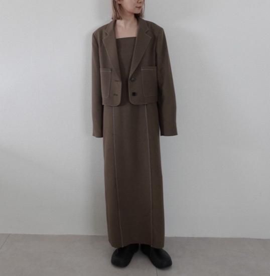 セール】Heather Bare Onepiece（ワンピース）｜anuke