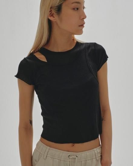 Layered Compact T-shirts/TODAYFUL12410621 - Select Shop Loozel