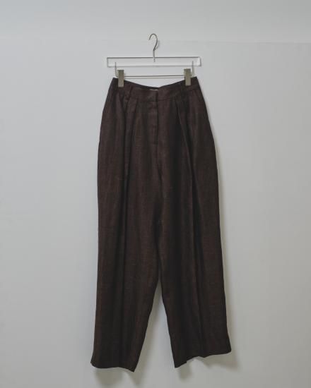 Tuck Linen Trousers/TODAYFUL12510710 - Select Shop Loozel