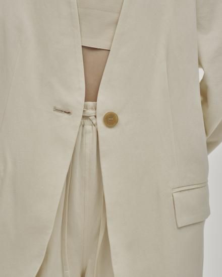 新品Todayful Collarless Cottonsatin Jacket セール】Collarless Cottonsatin Jacket（テーラードジャケット