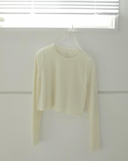 anuke Velour Short Tops/オレンジ　F Velour Short Tops/anuke'62510610 - Select Shop Loozel