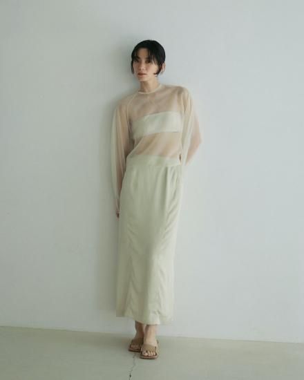 スカート anuke Satin Pencil Skirt Satin Pencil Skirt/anuke'62510808 - Select Shop Loozel