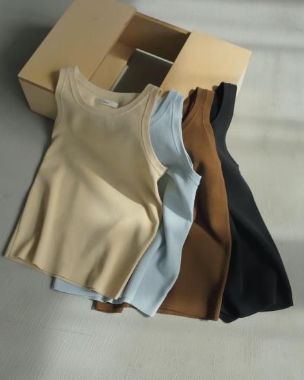 Highgauge Knit Tanktop/anuke'62510502 - Select Shop Loozel