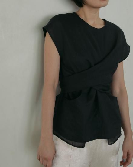 Linen Cachecoeur Tops/anuke'62510431 - Select Shop Loozel