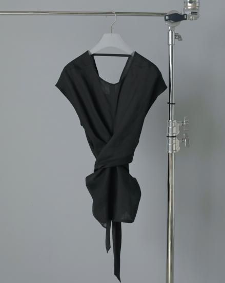 anuke リネン カシュクール タグ付き キャナルジーン CANAL JEAN anuke Linen Cachecoeur Tops リネン