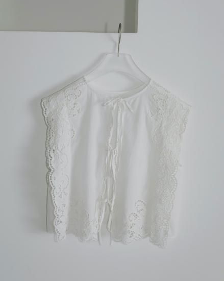 今日のみ値下げ アンヌーク★未使用★Cutwork Box Blouse Cutwork Box Blouse - anuke - FIKA.｜YAMADAYA STORE