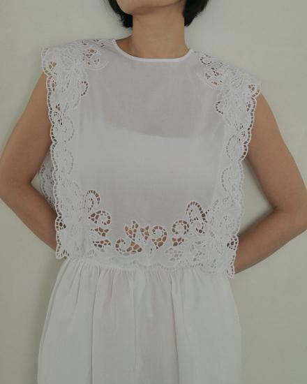 Cutwork Box Blouse/anuke'62510420 - Select Shop Loozel