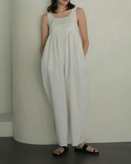 anuke ✨Cotton Gather Combinaison✨ブラック新品 ànuke online store（アンヌーク） / Cotton Gather