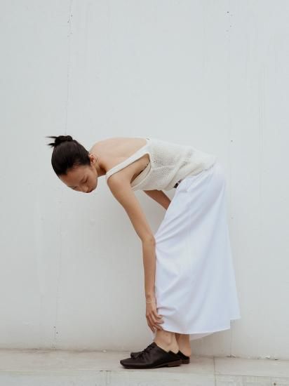 Studio Doe - Square-toe strap cloud slip-on shoes/2405SS01