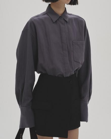 Silky Pocket Shirts/TODAYFUL12520405 - Select Shop Loozel