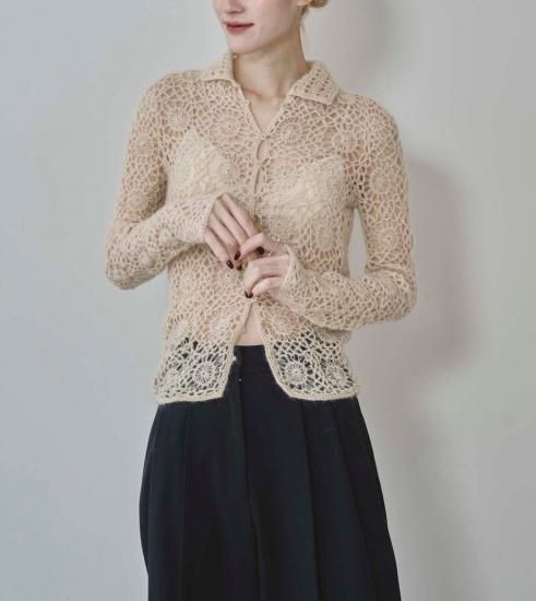 トップス todayful Mohair Crochet Knitshirts TODAYFUL(トゥデイフル) / Life's online store（ライフズ