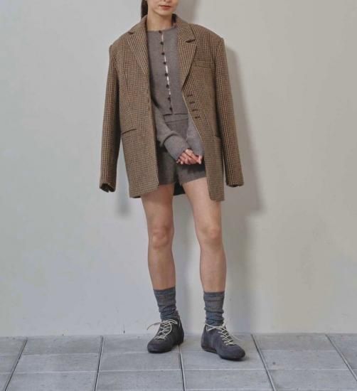 todayful 新品Cashmere Compact Cardigan モカ Cashmere Compact