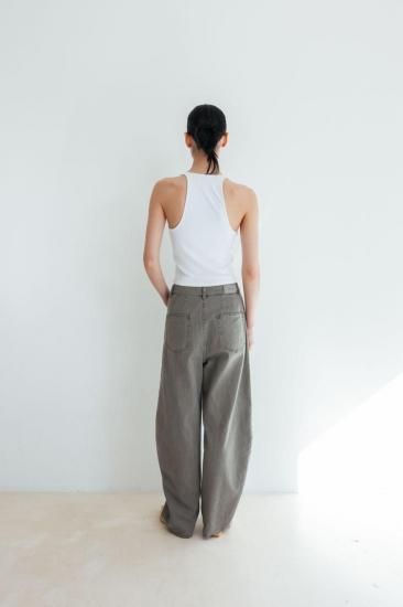 Studio Doe - Washed Denim Meniscus Pants/253CCP25 - Select Studio Doe - Washed Denim Meniscus Pants/253CCP25 - Select