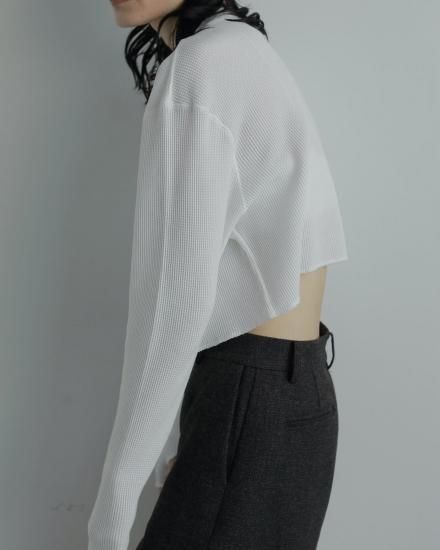 anuke｜Waffle Henley Tops Waffle Henley Tops/anuke'62520628 - Select Shop Loozel