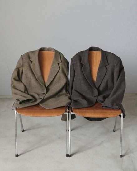 anuke Herringbone Wool Jacket ジャケット Herringbone Wool Jacket/anuke'62520107 - Select Shop Loozel