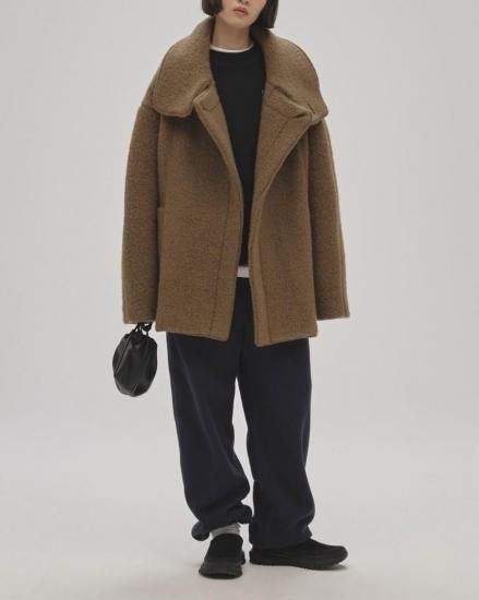 Standcollar Boucle Jacket/TODAYFUL12520002 - Select Shop Loozel