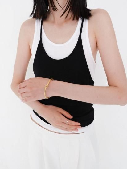 Drawstring Backless Tank Top/Studio Doe257OWT02 - Select