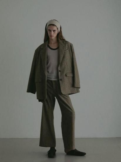 チェックツィードテーラージャケット/ETRETOKYO1225501079 - Select