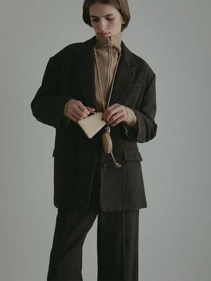 【即完】ETRETOKYO チェックツィードテーラージャケット M etre #newin チェックツィードテーラージャケット ￥39,600