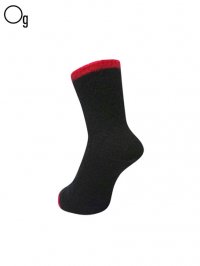 【GanaG Socks】<br>Mohair Socks / BLACK