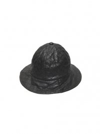 【USED】<br>STITCHED LEATHER BELL HAT
