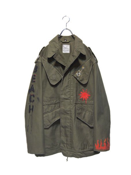 USED】NETHERLANDS ARMYPAINT CUSTOM MILITARY FIELD JACKET